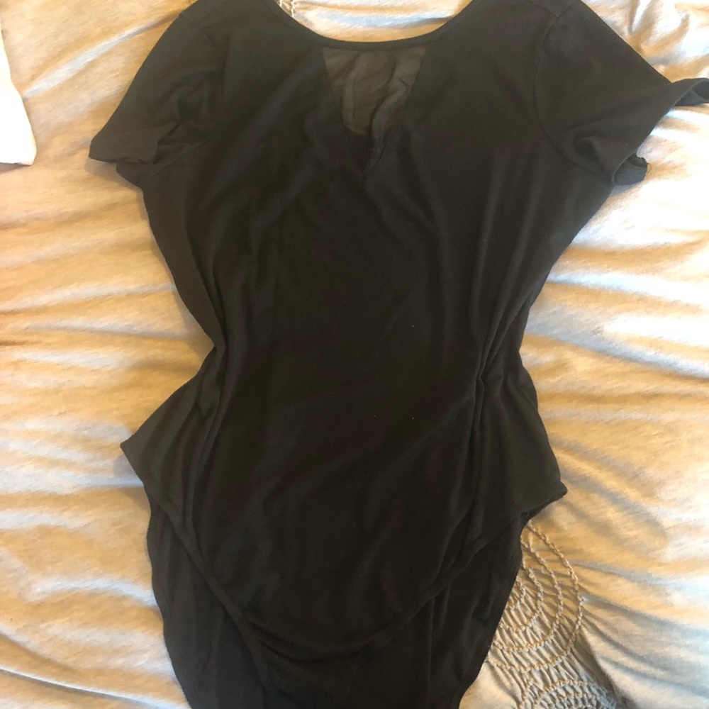 Black s/s bodysuit